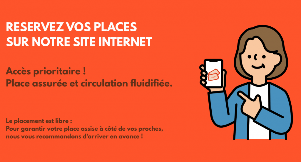 actualité RESERVEZ VOS PLACES